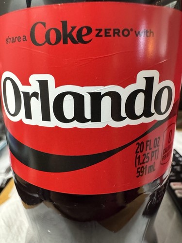 Share coke with orlando - with,