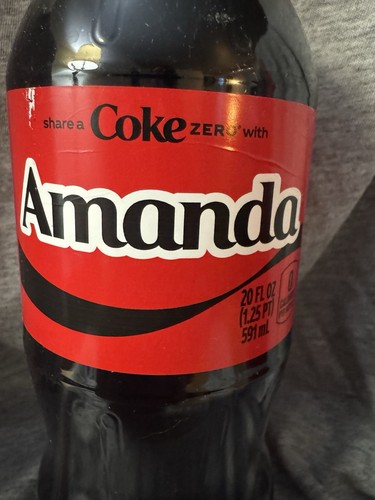 Share coke zero with amanda - share,