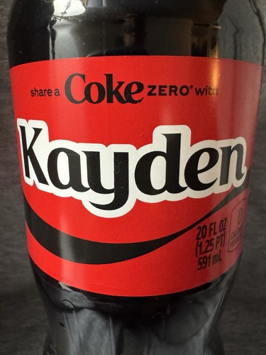 Share coke with kayden - a,