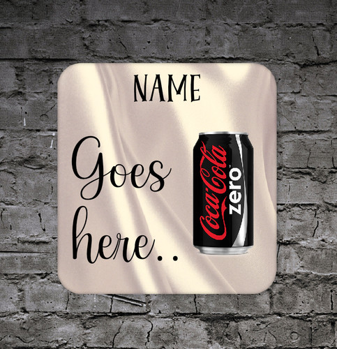 Coke zero gift add name - zero, xmas