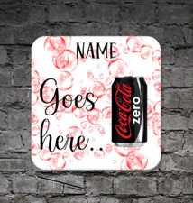 coke zero gift, add name