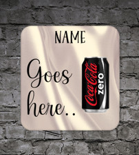 coke zero gift, add name