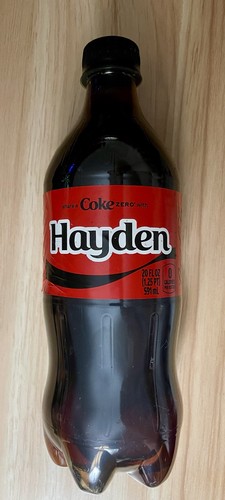 Share coke zero with hayden - with,