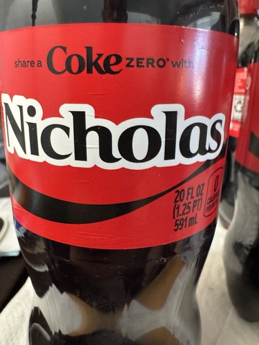 Share coke with nicholas - a,