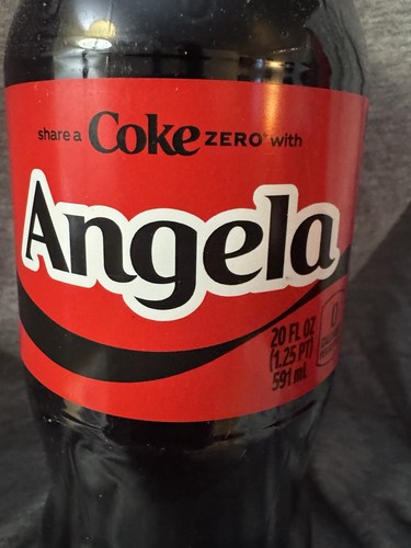 Share coke zero with angela - share,