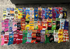 Novelty socks. Candy, soda